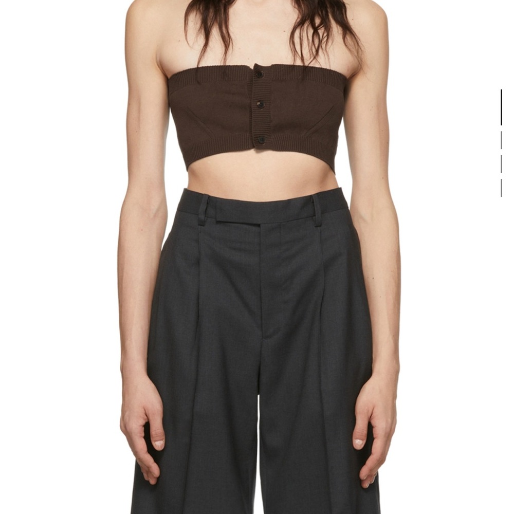 Japanese designer Auralee cropped top in excellent condition. No sign of wear
